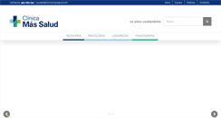 Desktop Screenshot of clinicamassalud.com